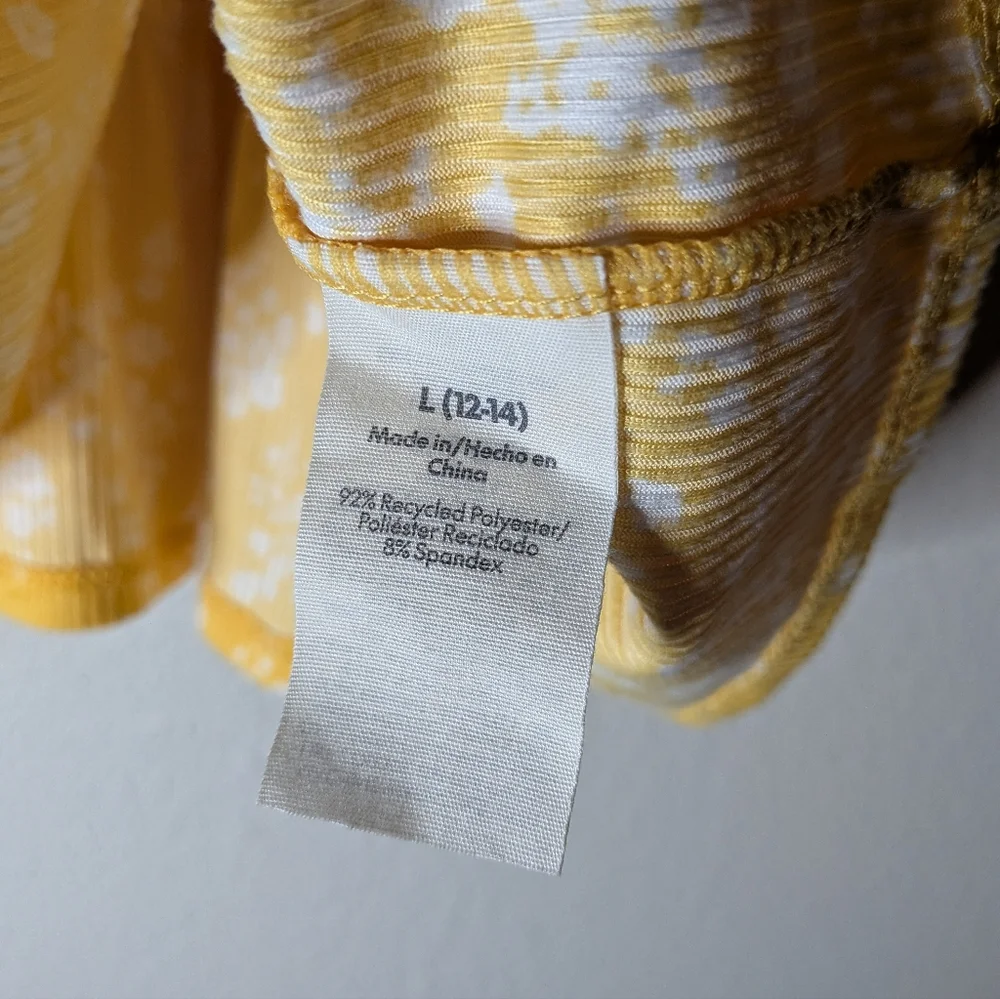 No Boundaries Womens Vintage Floral Coconut Girl Tiered Mini Babyboll Dress L - Picture 6 of 7